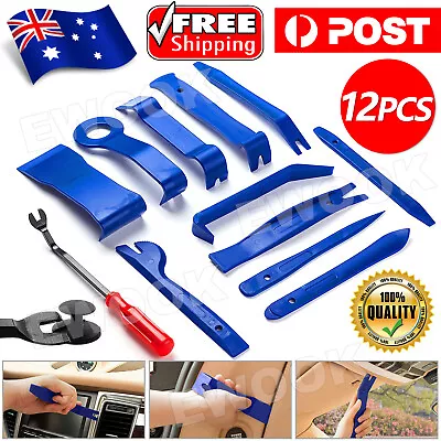 $13.95 • Buy 12x Car Trim Removal Tool Kit Set Door Panel Auto Dashboard Interior Plastic AU