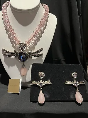 $235 • Buy Heidi Daus “Maiden Flight” Necklace And Earrings.
