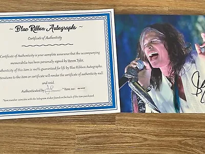 Steven Tyler Autographed 8x10 Photo Signed Authentic COA Aerosmith • $149.95