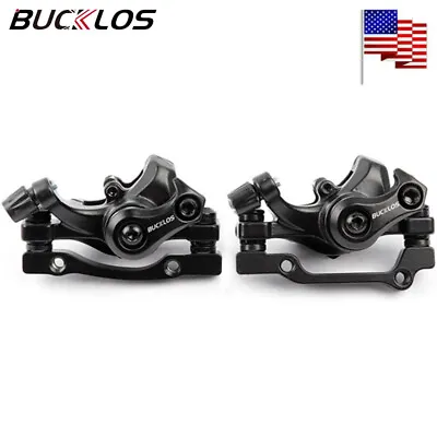 BUCKLOS Mountain Bicycle Brake Disc Front/Rear Mechanical Disc Brake Caliper US • $13.99