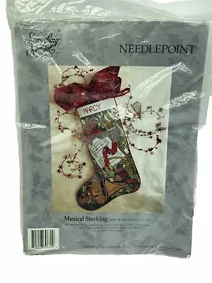 Candamar Designs Something Special Needlepoint Kit 30669 Musical Stocking 1991 • $85