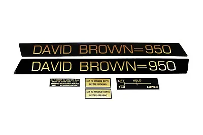 David Brown Decal 950 Black & Gold (41052) • £29.83