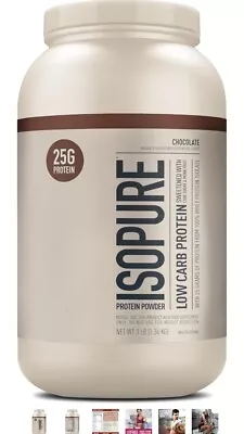 Isopure Low Carb Isopure Protein Powder Whey 3lbs Chocolate • $49.99