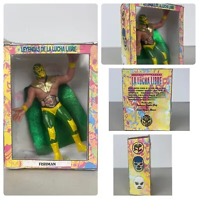 Leyendas De La Lucha Libre Mexicana Fishman Mexican Wrestling Fishman Figure • $29.99