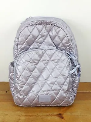 VERA BRADLEY Ultralight Large Backpack Quilted LAVENDER PEARL  Lady Bug CAMPUS  • $18.99