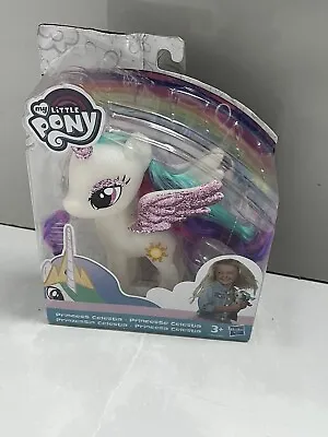 My Little Pony Princess Celestia Sparkling Sparkle Glitter 6 Figure 2016 • £49.99