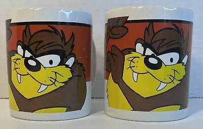 Set Of 2 Tasmanian Devil Taz Vintage Looney Tunes WB Mugs Cup Gibson • $15.99