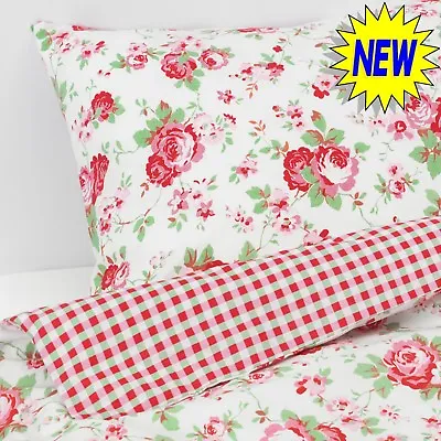 Valdern Rosali Duvet Cover Set Bedding Floral Pattern 100% Cotton  • £44.99