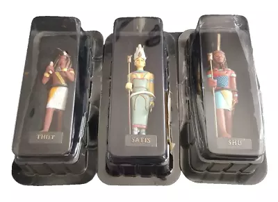 Hachette Gods Of Ancient Egypt Figures Statues Collectables Bundle Job Lot X3 • £12.99