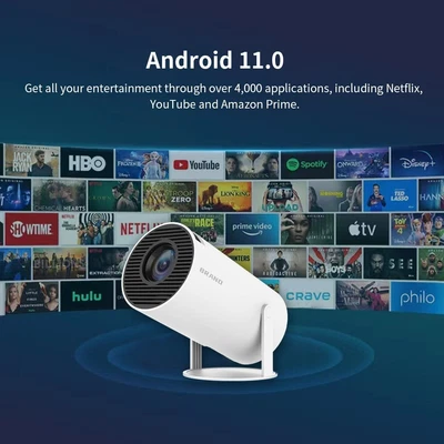 $135.89 • Buy  Projector 4K Dual Wifi6 200  1080P 1280*720P Home Cinema Portable Projector