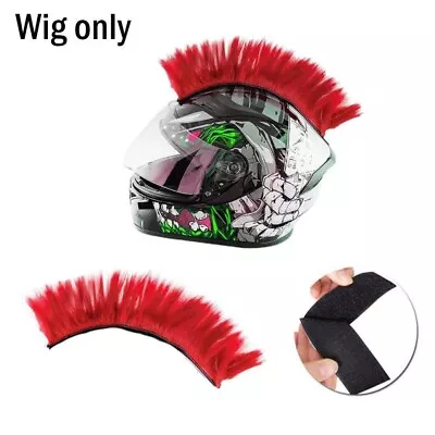 CosplayStyling Mohawk Wig Hair Stickers Hair Accessories Motor Helmet Decor • $12.18