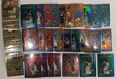 1996 TOPPS FINEST Star Lot-MICHAEL JORDAN X 3 Lot Of 39 Cards-Mint Shape • $39