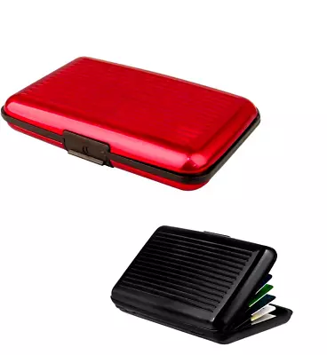 £2.95 • Buy RFID Block Aluminium Credit Card Holder Business Security Case Wallet Travel UK
