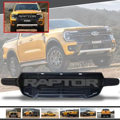 FRONT GRILLE LOGO Matte Matt Black FOR FORD Everest  RANGER Wildtrak Sport  2022 • $325.41