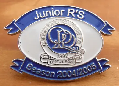QPR Enamel Football Badge Queens Park Rangers Junior R's 2004/05 Season • £4.20