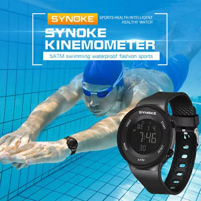 SYNOKE Digital Watch Sports Electronic LED Wrist Simple Trendy Student Watch • $17.89