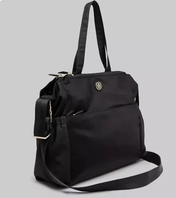 Tory Burch Black Nylon Diaper Baby Shoulder Bag • $75