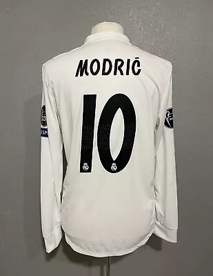 Real Madrid Modric Size Large Player Issue Climachill Shirt Football Jersey • $349