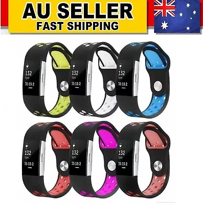 Replacement Silicone Rubber Band Strap Wristband Bracelet For Fitbit Charger 2   • $13.99