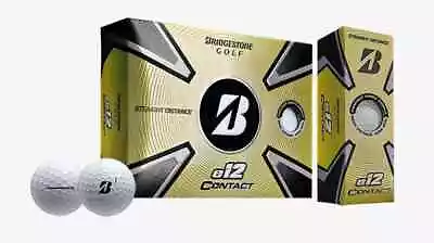 NEW Bridgestone 2023 E12 Contact Golf Balls - White - Drummond Golf • $59.95