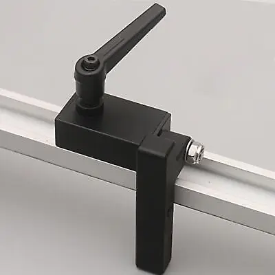 Miter Rail Stop T-Slot Slide Limiter For T-Track Woodworking Tools Saw Bench • £11.48