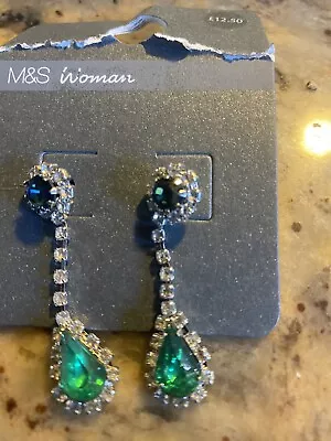 Marks And Spencer Lovely Earrings - New And Tagged At £12.50 • £2.99