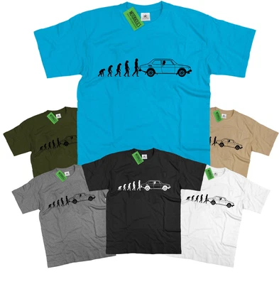 £12.99 • Buy Mens Evolution Of Ape To Saab 99 T Shirt ~ Swedish Rally Legend