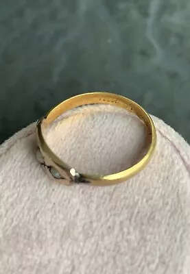 £360 • Buy Georgian Gold Posy Ring With Later Added Pearl Stones
