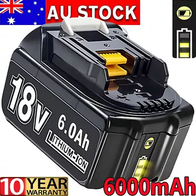 Compatible Battery 18 Volt For Makita 18V 6.0Ah LXT LITHIUM BL1830 BL1850 BL1860 • $28.29