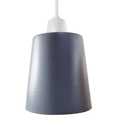 Vintage Lampshade Retro Easy Fit Ceiling Pendant Light Shades Gloss Metal Shade • £9.89