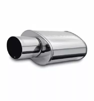 Magnaflow Universal Polished Stainless STREET SERIES Muffler With Tip 14X5X8 NEW • $213