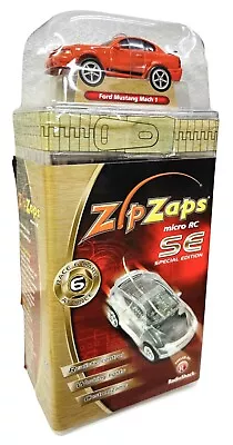 Radio Shack ZipZaps Ford Mustang Mach 1 Micro RC Car Special Edition Red NOS • $89.99