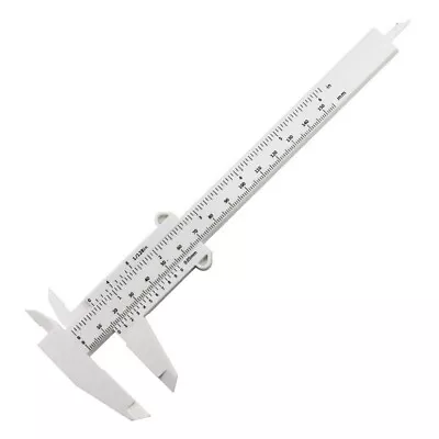 0-150mm Vernier Calipers Metric Mini Double Scale Plastic Ruler Measuring Tool • $3.99