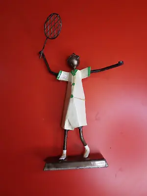 Vintage Manuel Felguerez Tennis Player Sculpture  • $79.50