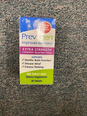 Prevagen Extra Strength Chewables Mixed Berry Flavor 30 Tablets • $23.95