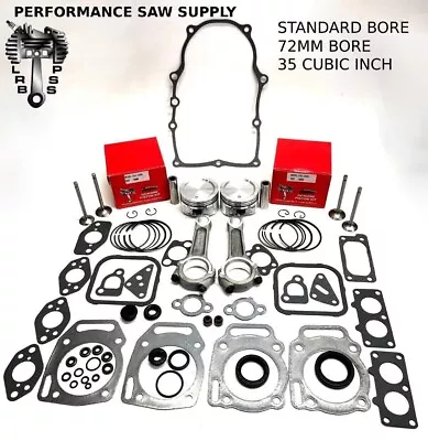 Engine Overhaul Kit Fits Briggs & Stratton  Vanguard Engine Pistons Rods Valves • $419.95