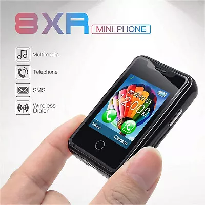 Mini Super Small Mobile Phone 1.77 Inch Touch Screen 2G GSM Single SIM OJkNN1Ep • $23.91