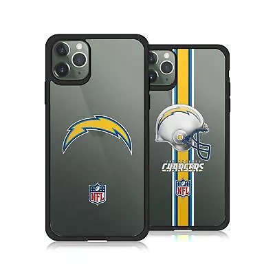 NFL LOS ANGELES CHARGERS LOGO 2 BLACK SHOCKPROOF FOR APPLE IPHONE PHONES • $38.45
