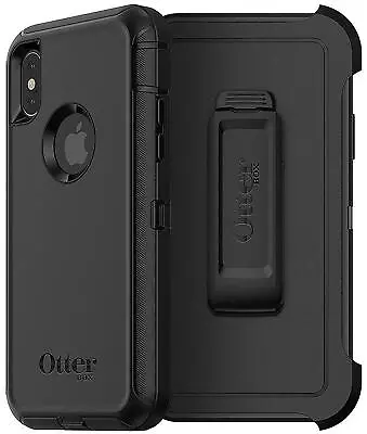 OtterBox Defender Series Case For IPhone Xs & X BLACK  Screenless Edition New • $17.49