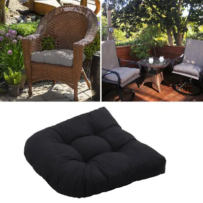 4/2x Chair Seat Garden Pads Furniture Dining Patio Outdoor Tie On Cushions Thick • £10.95