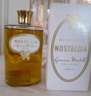 Vtg NOSTALGIA Eau Concentre Perfume Germaine Monteil 8 Oz Bottle In Box • $148