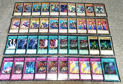 40 Card Toon Deck: Golem/Blue-Eyes/Skull/Elf/World/Greed/Cyber Dragon. Yu-Gi-Oh! • £59.99