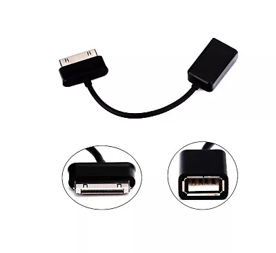 30 Pin To Female USB Adapter OTG Cable For Samsung Galaxy Tab 2 10.1 Tablet PC • £3.99