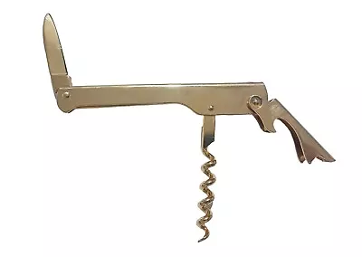 E.B. ITALY Corkscrew-Pocket Knife-Bottle Opener • $50.50