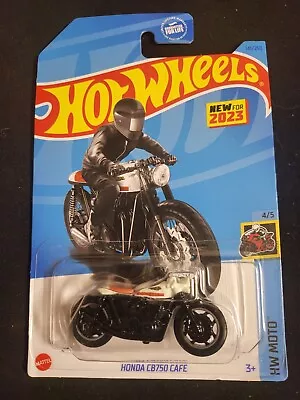 2023 Hot Wheels #141 HW Moto 4/5 HONDA CB750 CAFE Motorcycle New Model White • $2.19