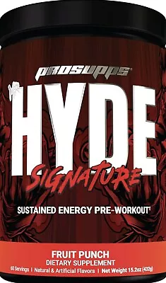 60 SERVINGS ProSupps Mr. Hyde  Pre Workout. Fruit Punch 15.2oz (432 G) • $24.49