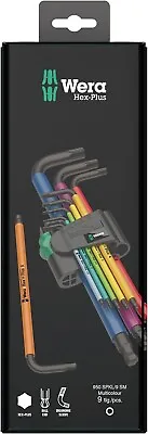 Wera Tools 05073593001 950 SPKL/9 SM N SB Long ARM HEX Key Set One Size Multi • $34.95