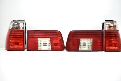 BMW E39 Touring Tail Light Facelift Wagon Clear Rear Lamps 6902531 6902532 • $400