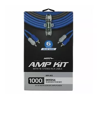 Metra 1000 Watt 6 Gauge Vehicle Installation Amp Kit • $33.68
