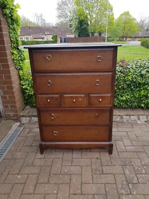 £130 • Buy Stag Minstrel Tallboy Large Chest Of Drawers